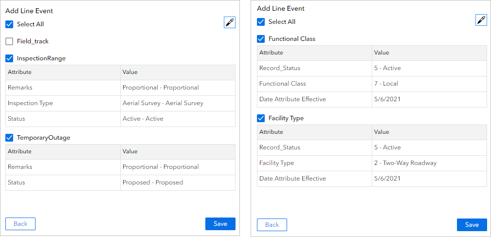 Manage event attributes Manage event attributes